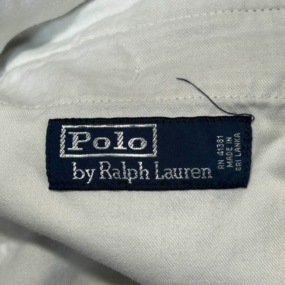 Vtg Polo Ralph Lauren Seersucker Shorts Mens 42x8 Seersucker Blue Stripe Tag 44B - Picture 5 of 7